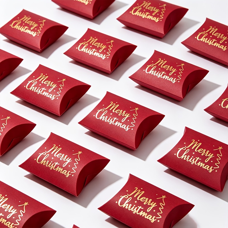 Christmas Gift Packaging Boxes, Set of 3 Holiday Boxes